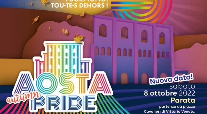 aosta Pride presenta le Pride weeks: due settimane di cultura e spettacoli all’insegna dell’arcobaleno